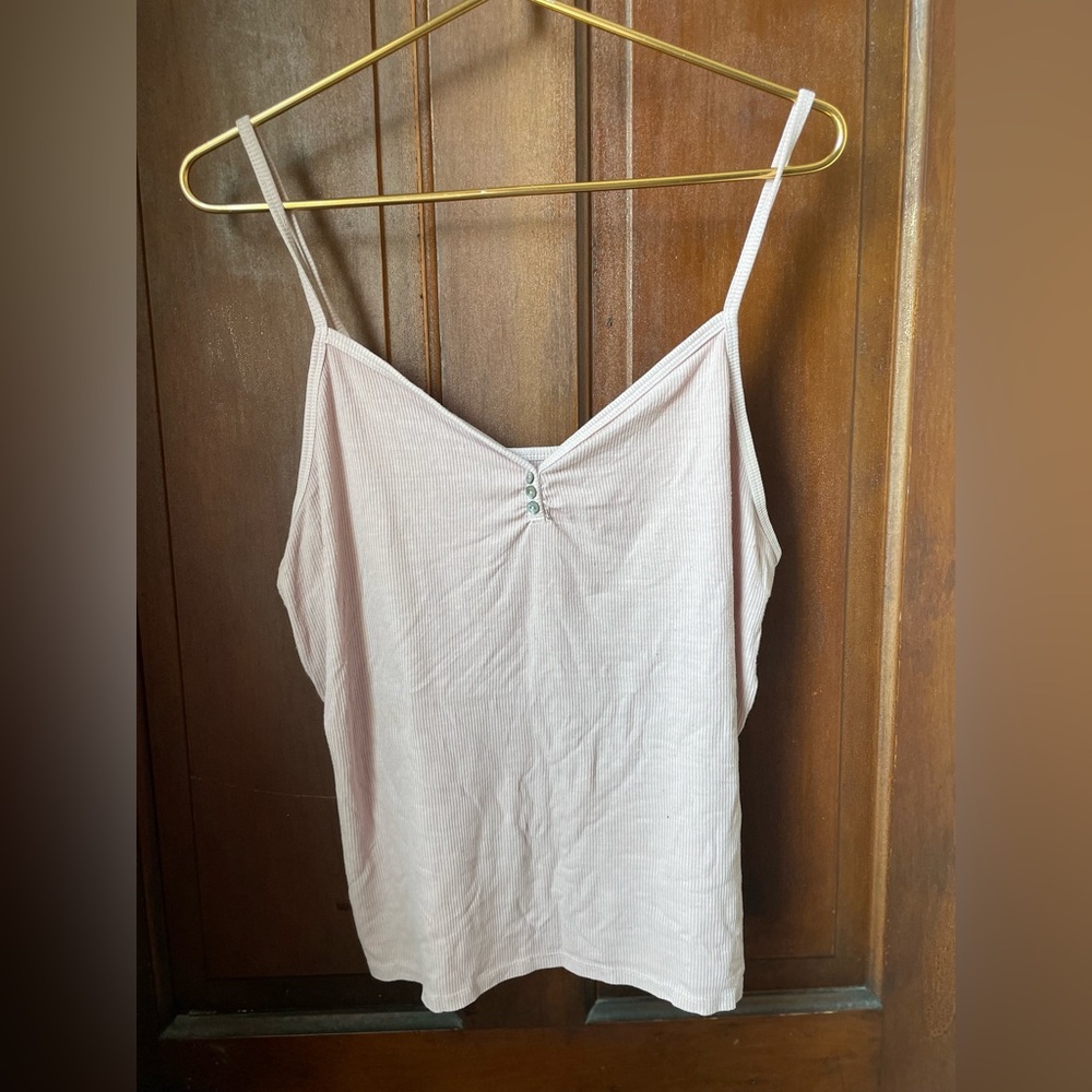 American Eagle women's XXL spaghetti strap pink top